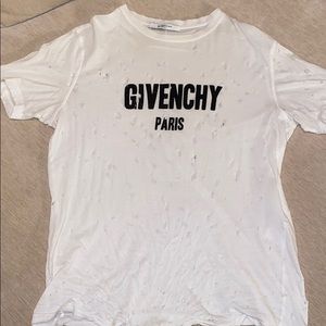 givenchy torn t shirt